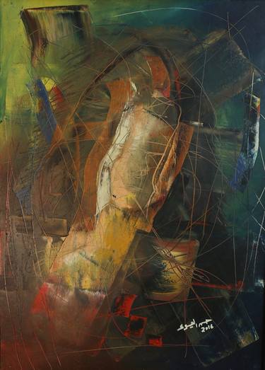 Original Abstract Paintings by Hassan Elaswey