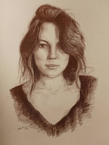 Original Portrait Drawing by Hassan Elaswey