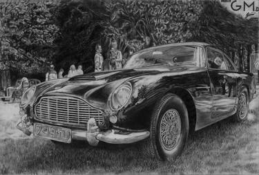 Print of Automobile Drawings by Margherita Bonanno