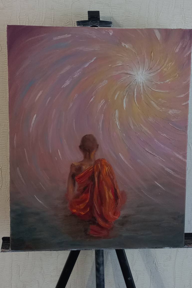 Original Portraiture Religion Painting by Irene  Maslianaya