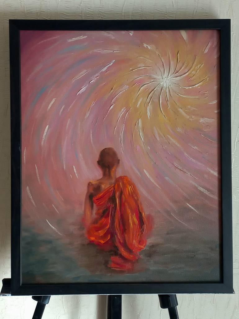 Original Portraiture Religion Painting by Irene  Maslianaya