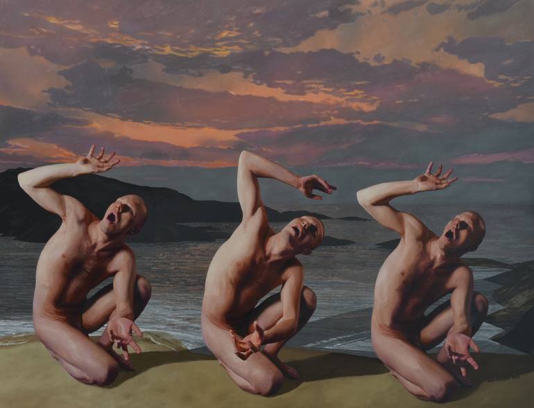 Print of Figurative Landscape Painting by Jan Esmann