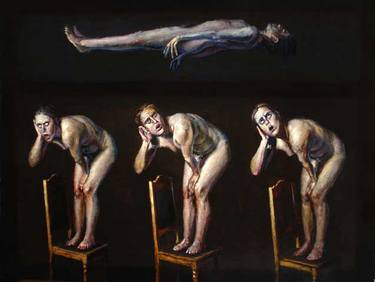 Original Surrealism People Paintings by Jan Esmann