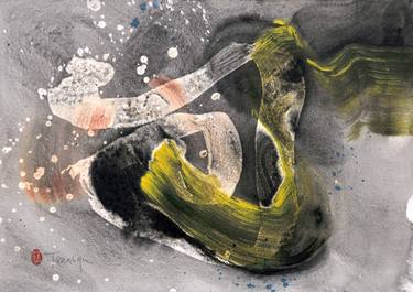 Original Abstract Expressionism Abstract Paintings by Tsunshan Ng