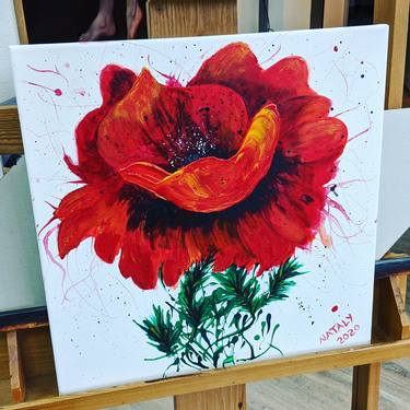 Original Floral Painting by Natasha Shagin