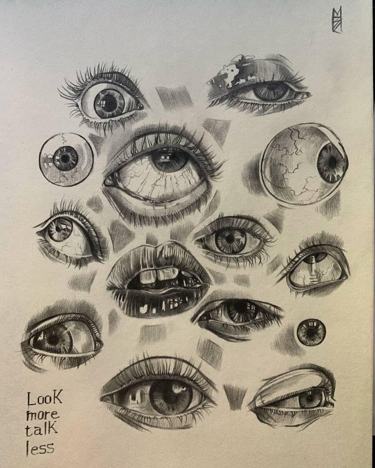 Me Trying To Draw Anime Eyes Sketchalicious - Illustrations ART street