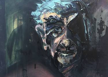 Original Abstract People Painting by Jenny Chisholm