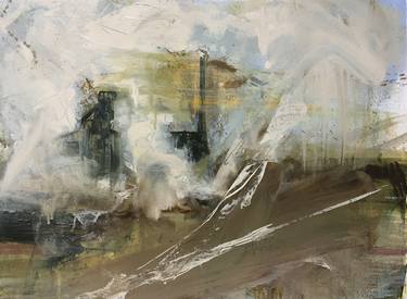 Original Abstract Expressionism Landscape Paintings by jenny chisholm