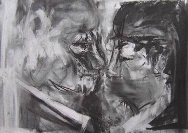 Original Abstract Expressionism People Drawings by jenny chisholm