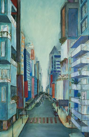 Original Architecture Paintings by Cristina Cabrita