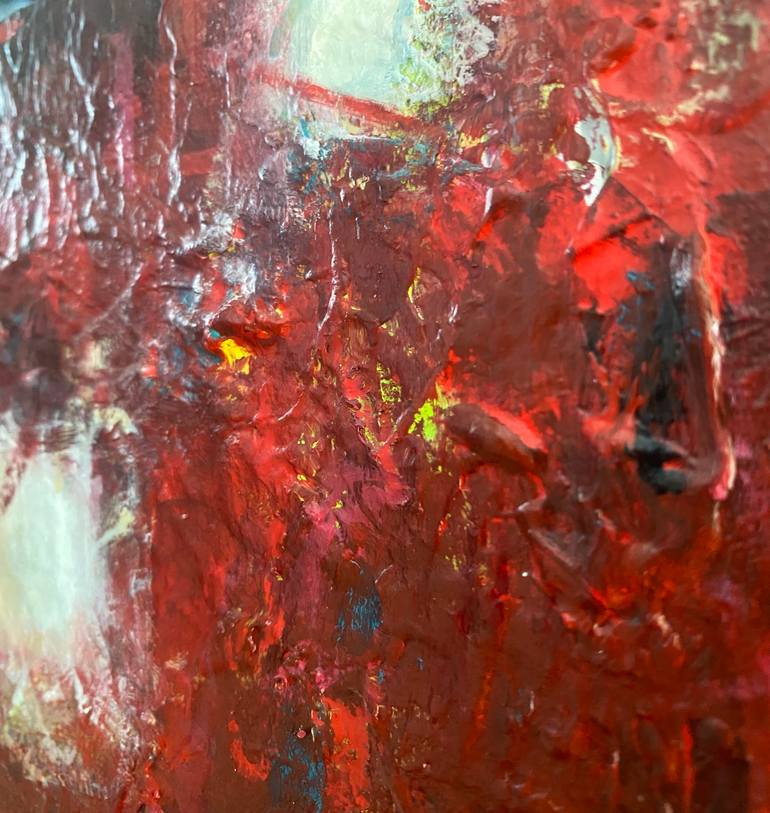 Original Abstract Expressionism Abstract Painting by Rosemary Michel
