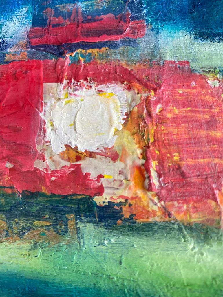 Original Abstract Painting by Rosemary Michel