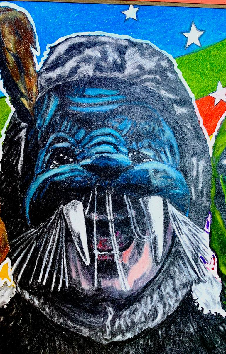 Original Pop Art Music Drawing by Sara Gauthier