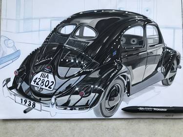 The first ever VW Beetle from Autostadt Wolfsburg thumb