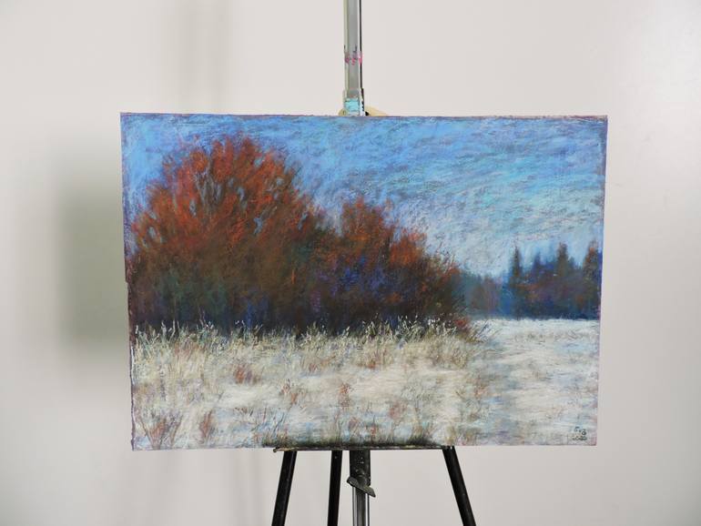Original Realism Landscape Painting by Nino Gudadze