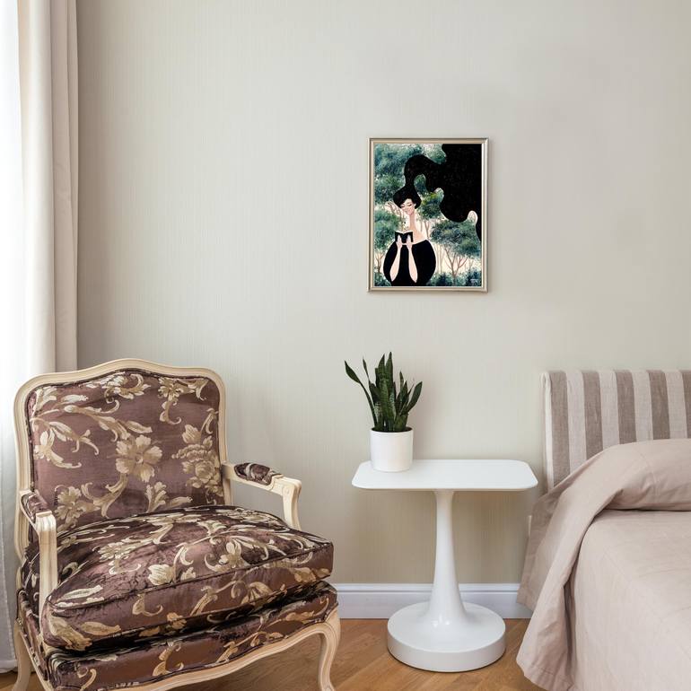 Original Conceptual Women Painting by Tatiana Bukharina