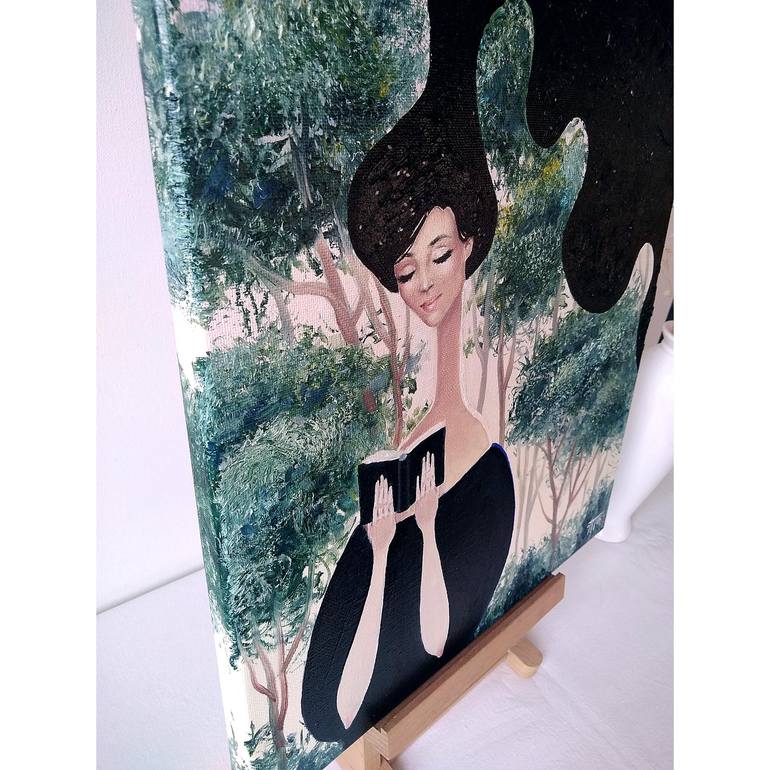 Original Conceptual Women Painting by Tatiana Bukharina