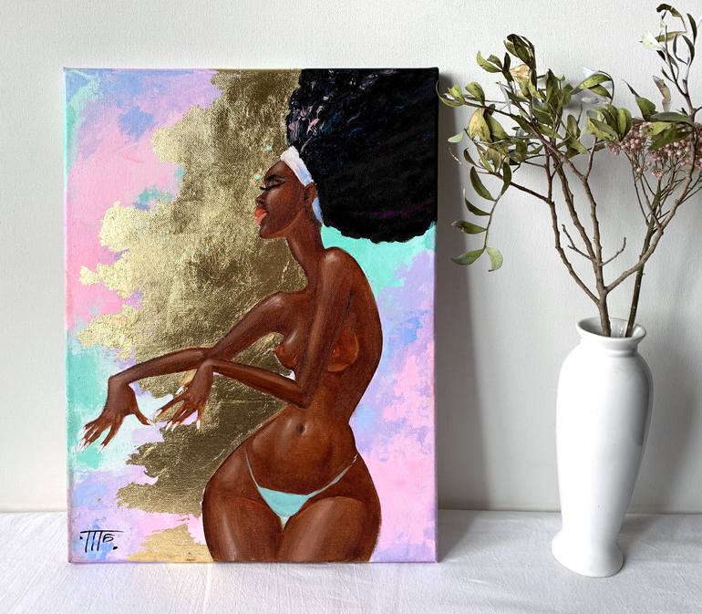 Original Figurative Women Painting by Tatiana Bukharina