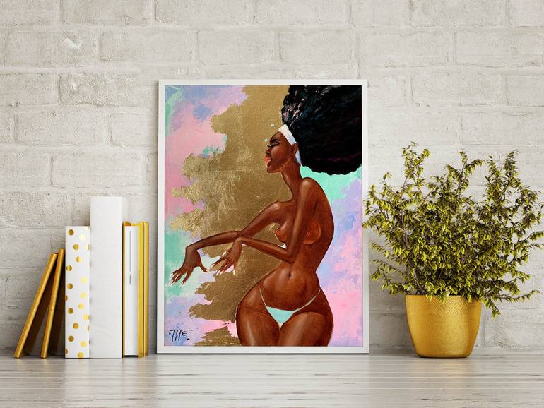 Original Figurative Women Painting by Tatiana Bukharina