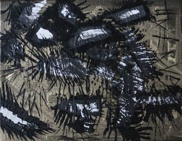 Original Abstract Humor Mixed Media by Ali Hazavei