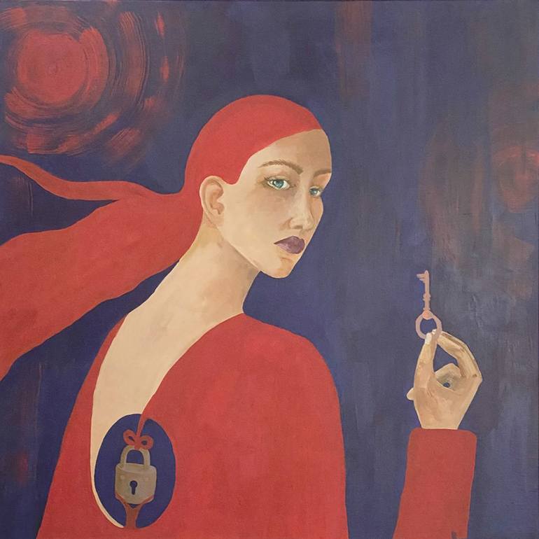 Original Contemporary Women Painting by Elena Pitermann