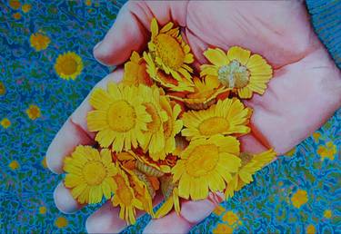 Original Expressionism Floral Paintings by Vera Goncharenko