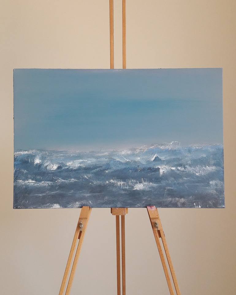 Original Figurative Seascape Painting by Antonino Siragusa