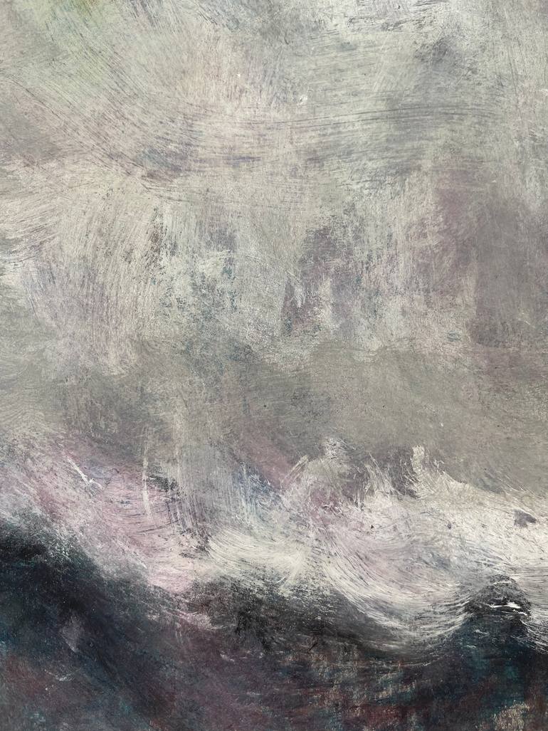 Original Minimalism Seascape Painting by Antonino Siragusa