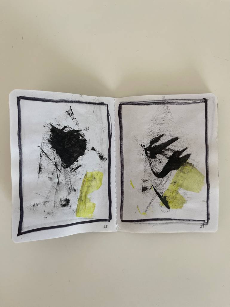 Original Abstract Expressionism Abstract Painting by Antonino Siragusa