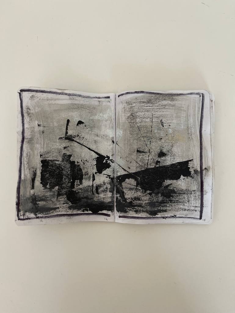 Original Abstract Expressionism Abstract Painting by Antonino Siragusa