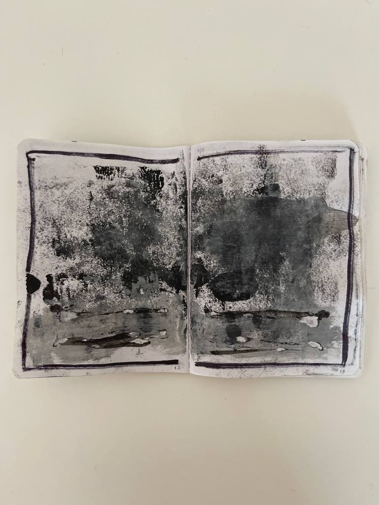 Original Abstract Expressionism Abstract Painting by Antonino Siragusa