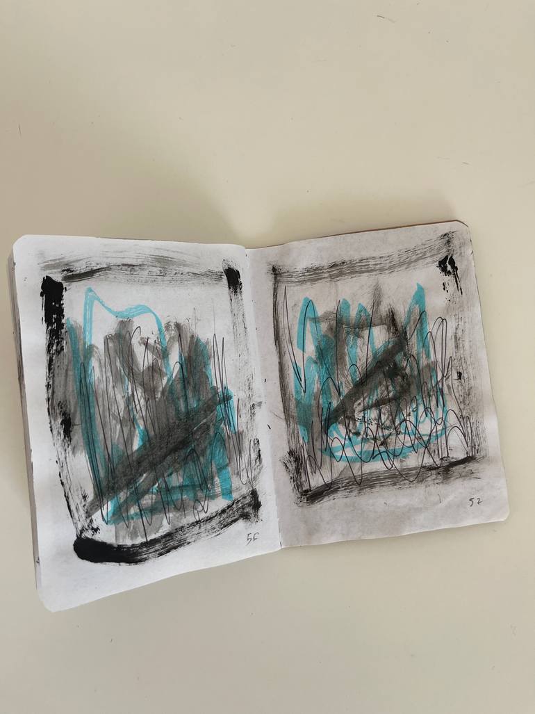 Original Abstract Expressionism Abstract Painting by Antonino Siragusa