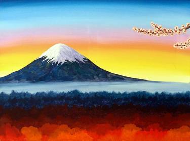 Mount Fuji at Sunset thumb