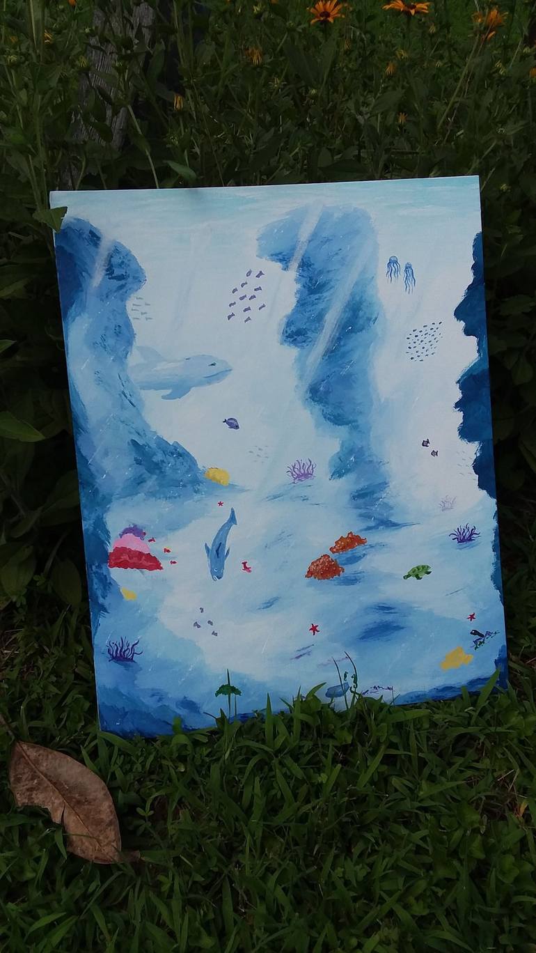 Original Fish Painting by Sara Richins