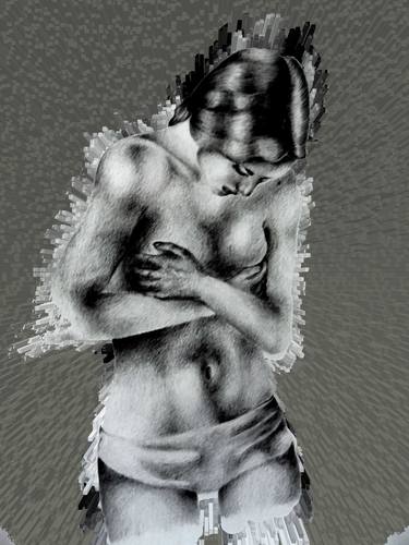 Print of Figurative Body Mixed Media by Lucia Mangia