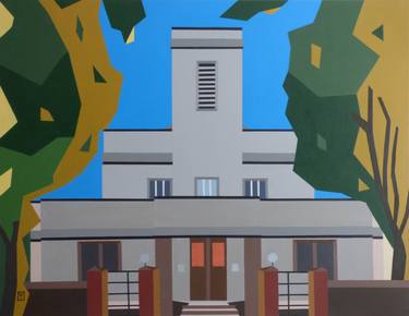 Original Fine Art Architecture Paintings by Anthony Moss