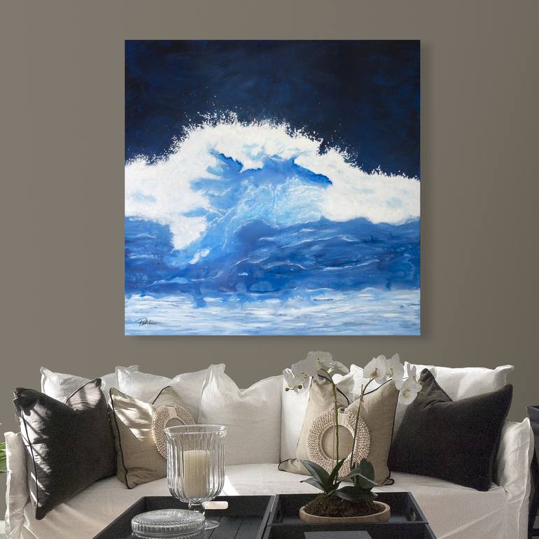 Original Expressionism Seascape Painting by Bruce Peebles