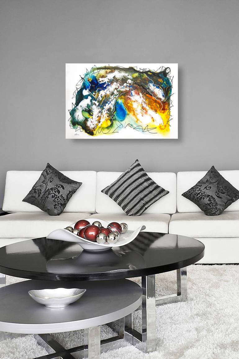 Original Abstract Painting by Bruce Peebles