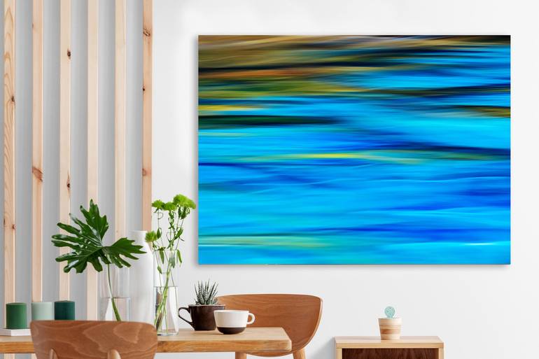Original Abstract Seascape Painting by Bruce Peebles