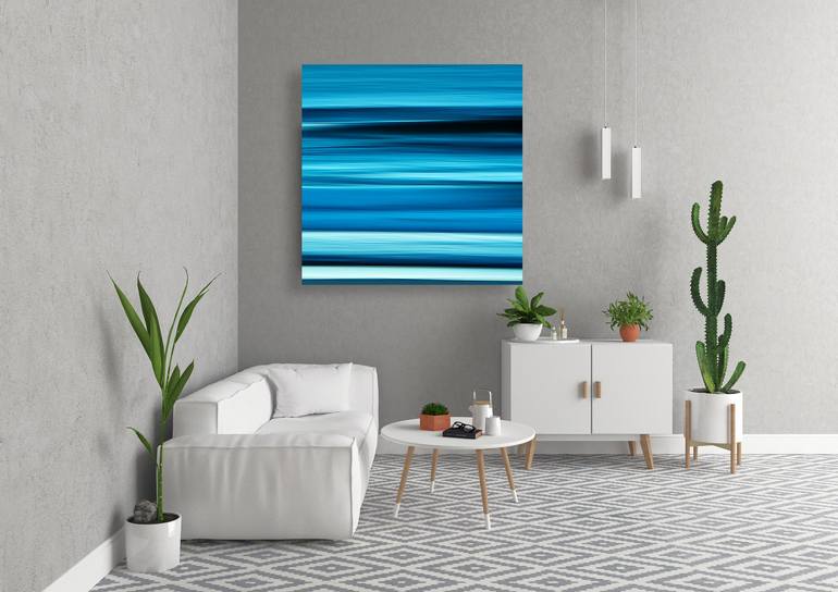 Original Abstract Seascape Painting by Bruce Peebles