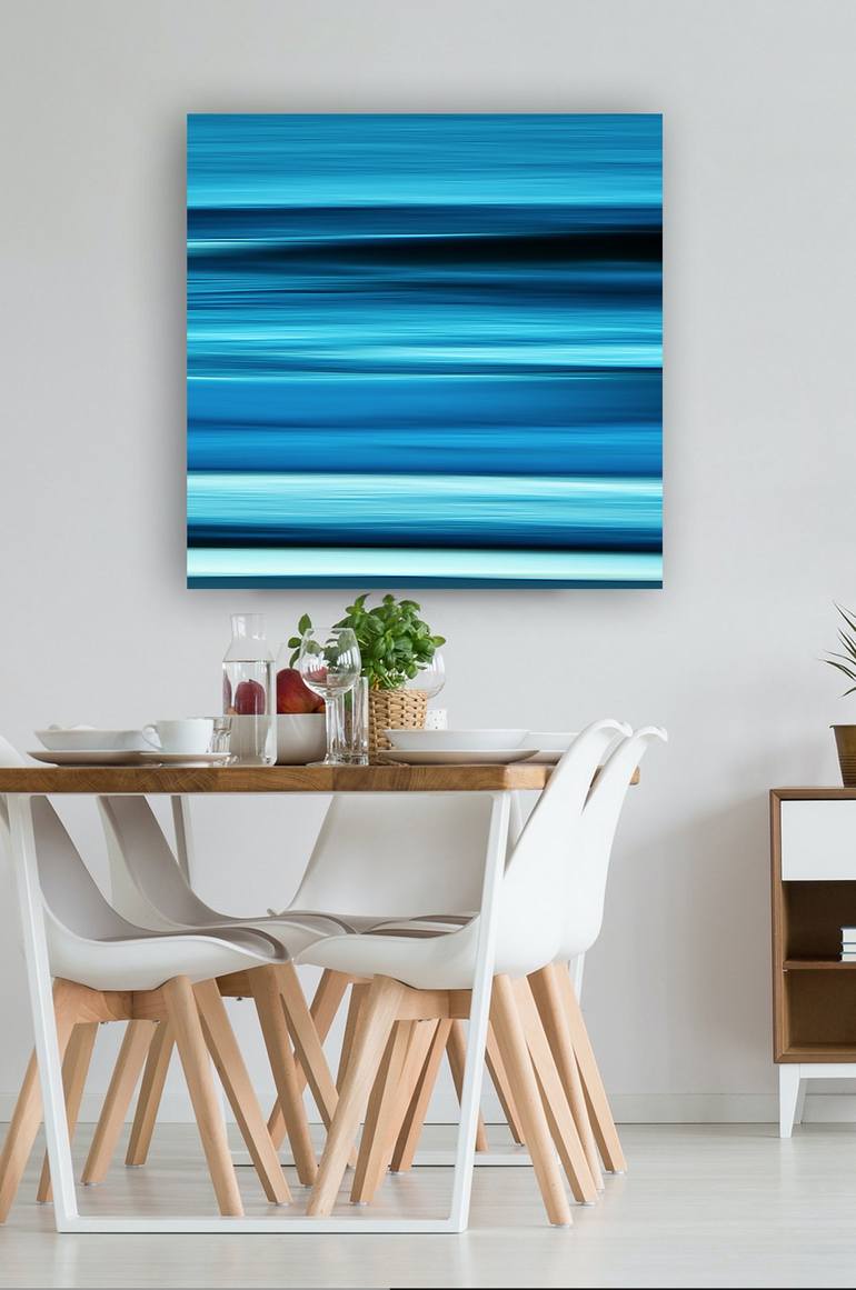 Original Abstract Seascape Painting by Bruce Peebles