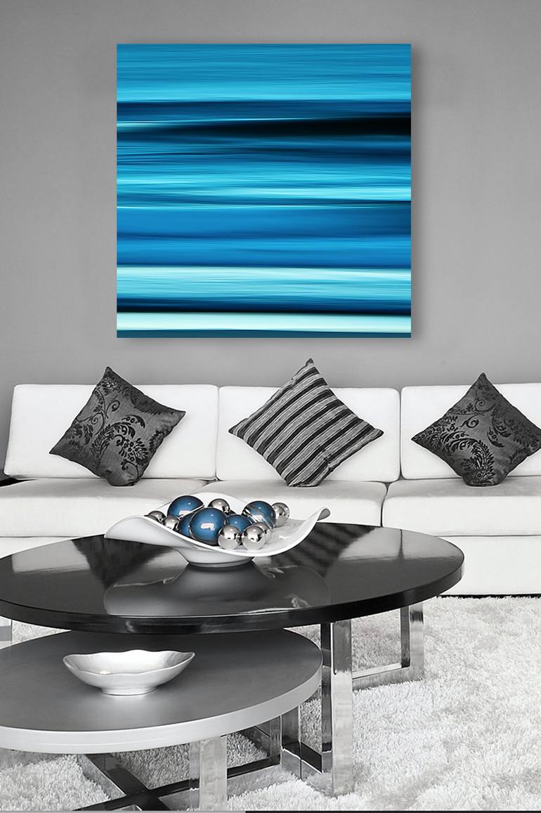 Original Abstract Seascape Painting by Bruce Peebles