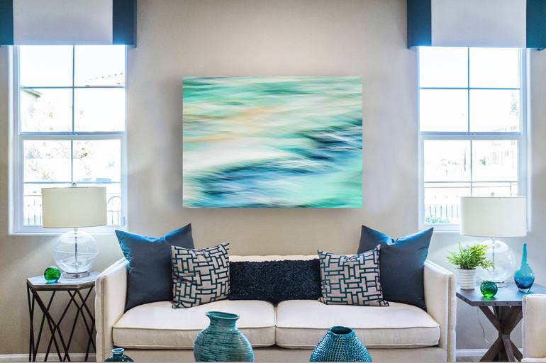 Original Abstract Seascape Painting by Bruce Peebles