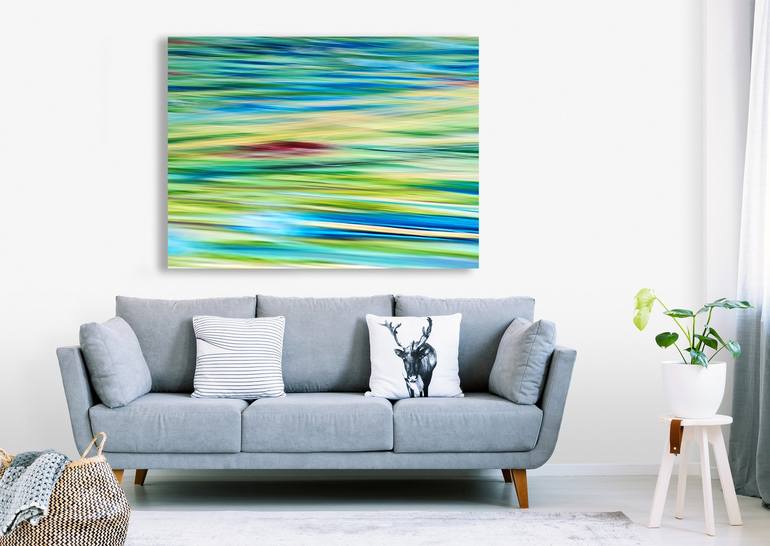 Original Abstract Seascape Painting by Bruce Peebles