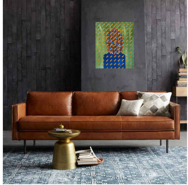 Original Modernism Abstract Painting by Oksana Khliyeva