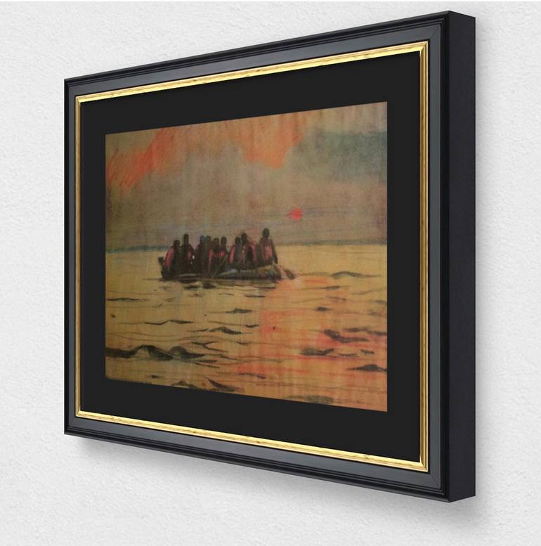 Original Impressionism Politics Painting by Jonas F Thorsteinsson