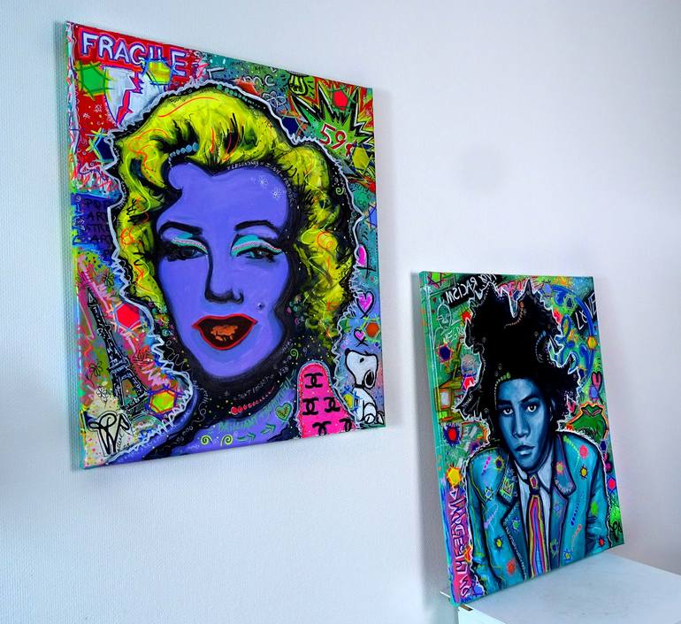 Original Pop Art Pop Culture/Celebrity Painting by Priscilla Vettese