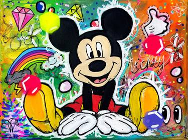 Mickey Mouse Pop Art Painting Original Artwork Street Art thumb