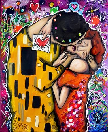 Original Pop Art Love Paintings by Priscilla Vettese