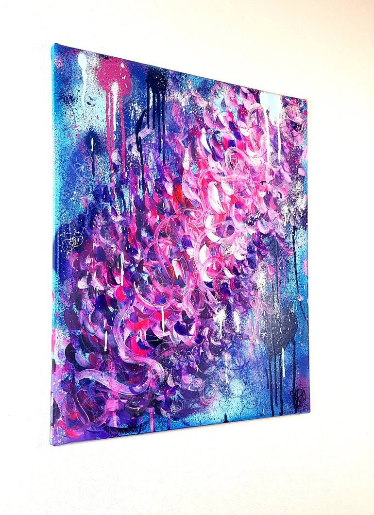 Original Abstract Expressionism Abstract Painting by Priscilla Vettese